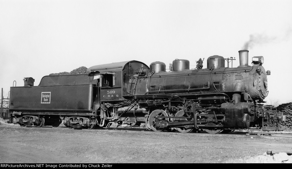 CB&Q 0-6-0 class G5 509